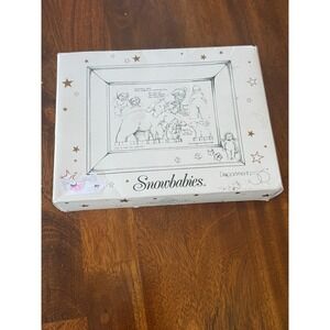 Department 56 Snowbabies Nice to Meet You Little One Picture Frame 1998 1999 y2k